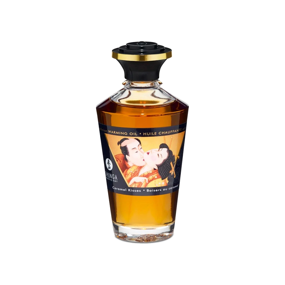 Huile de Massage Chauffante au Caramel