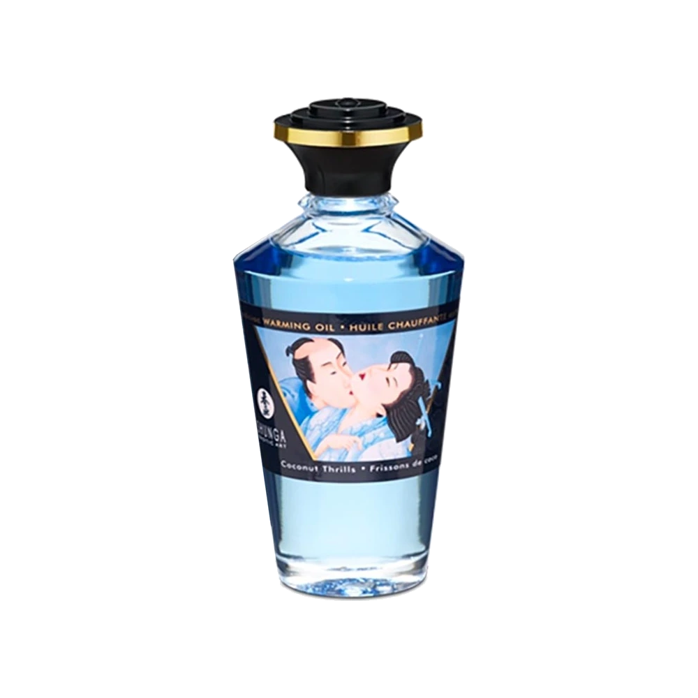 Huile de Massage Chauffante Shunga Coco