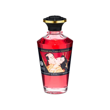 Huile de Massage Chauffante Vin Pétillant Fraise