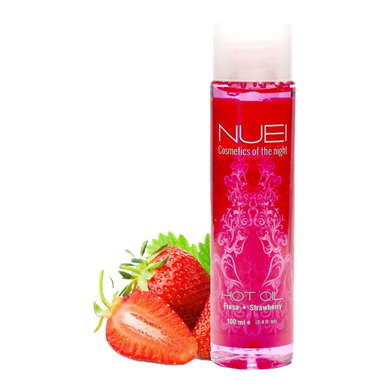Huile Intime Chauffante NUEI Hot Oil Fraise