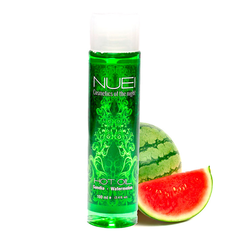Huile Intime Chauffante NUEI Pastèque 100ml