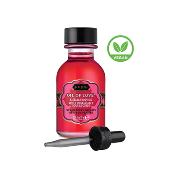 Huile de massage chauffante Rêves de Fraises
