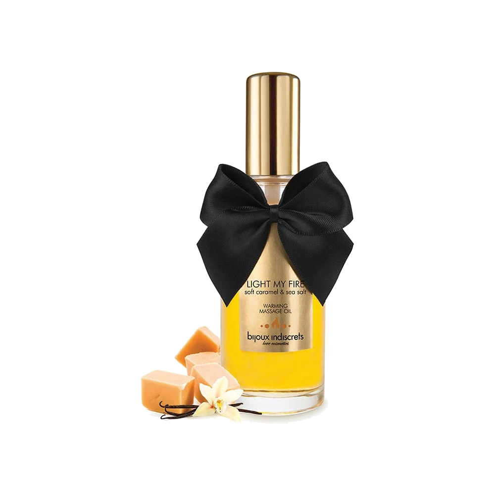 Huile de Massage Chauffante Caramel Salé