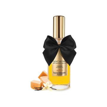 Huile de Massage Chauffante Caramel Salé