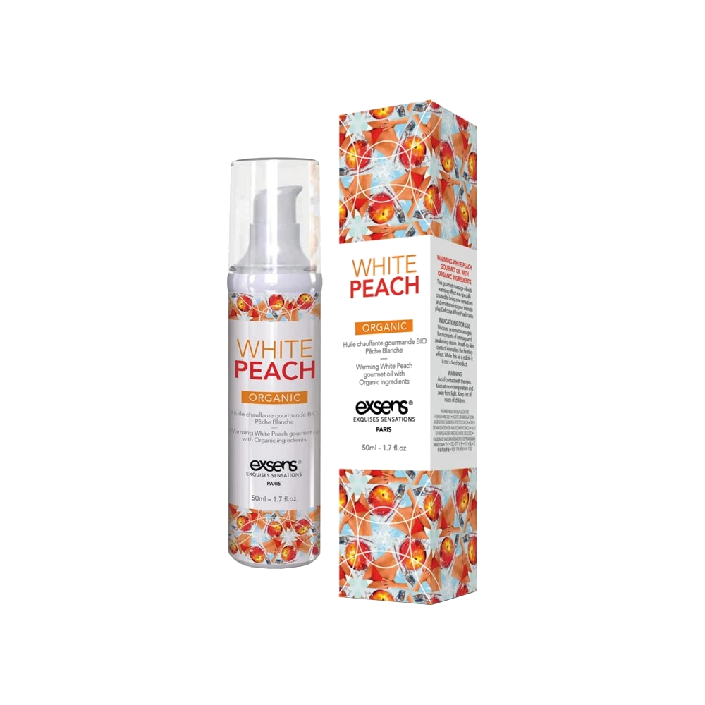 Huile de Massage Chauffante Bio Pêche