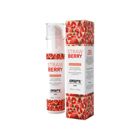 Exsens Huile de Massage Chauffante Saveur Fraise