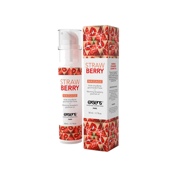Huile de Massage Chauffante Saveur Fraise