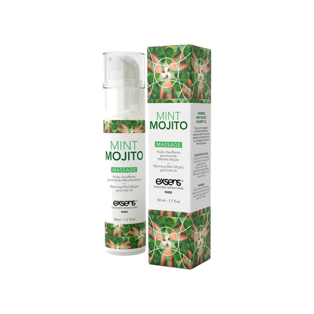 Huile de Massage Chauffante Saveur Mojito