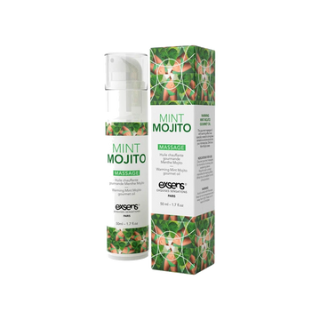 Huile de Massage Chauffante Saveur Mojito