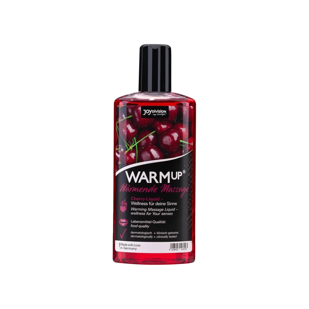 Huile de massage chauffante WARMup Cerise