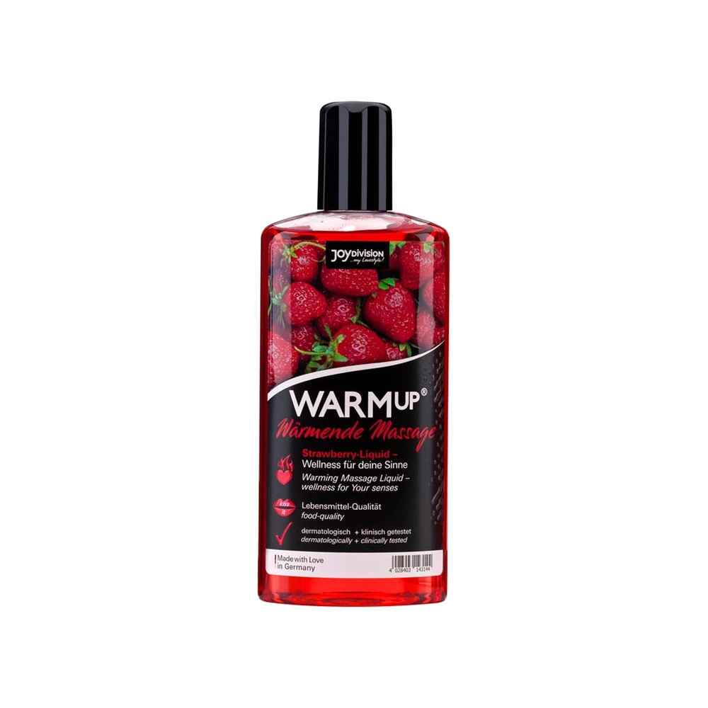 Huile de massage chauffante WARMup Fraise