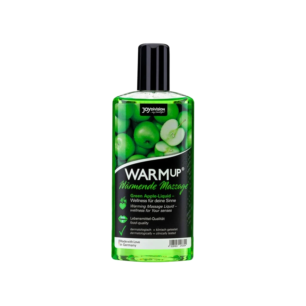 Huile de Massage Chauffante Pomme Verte