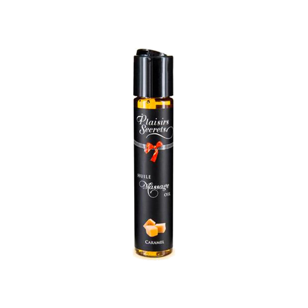 Huile de massage comestible saveur caramel