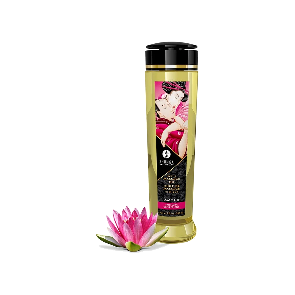 Huile de Massage Amour Cœur de Lotus
