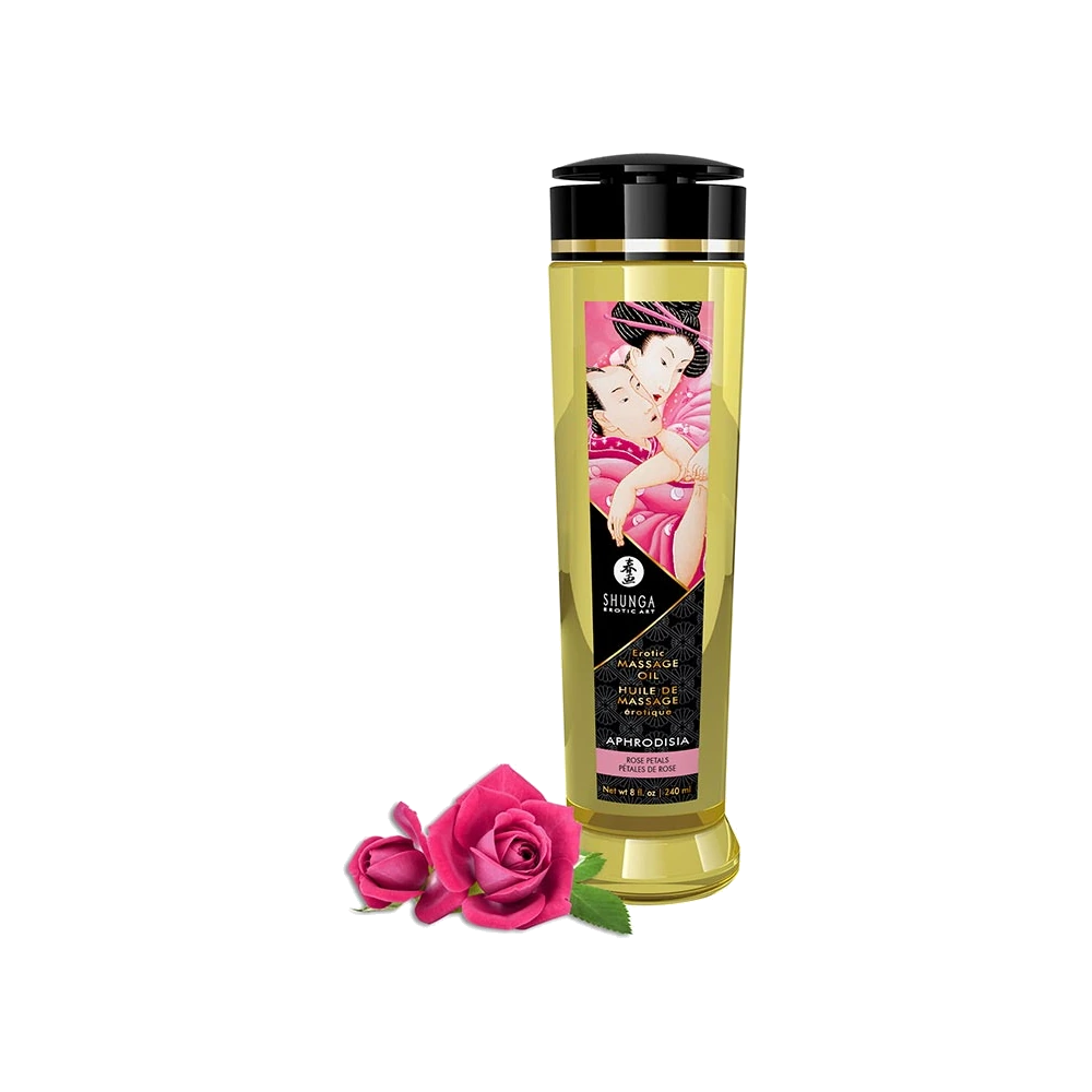 Huile de Massage Aphrodisia Pétales de Rose