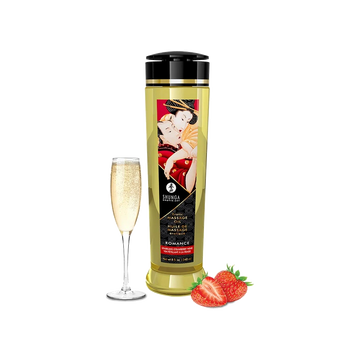 Huile de massage Romance Vin & Fraise