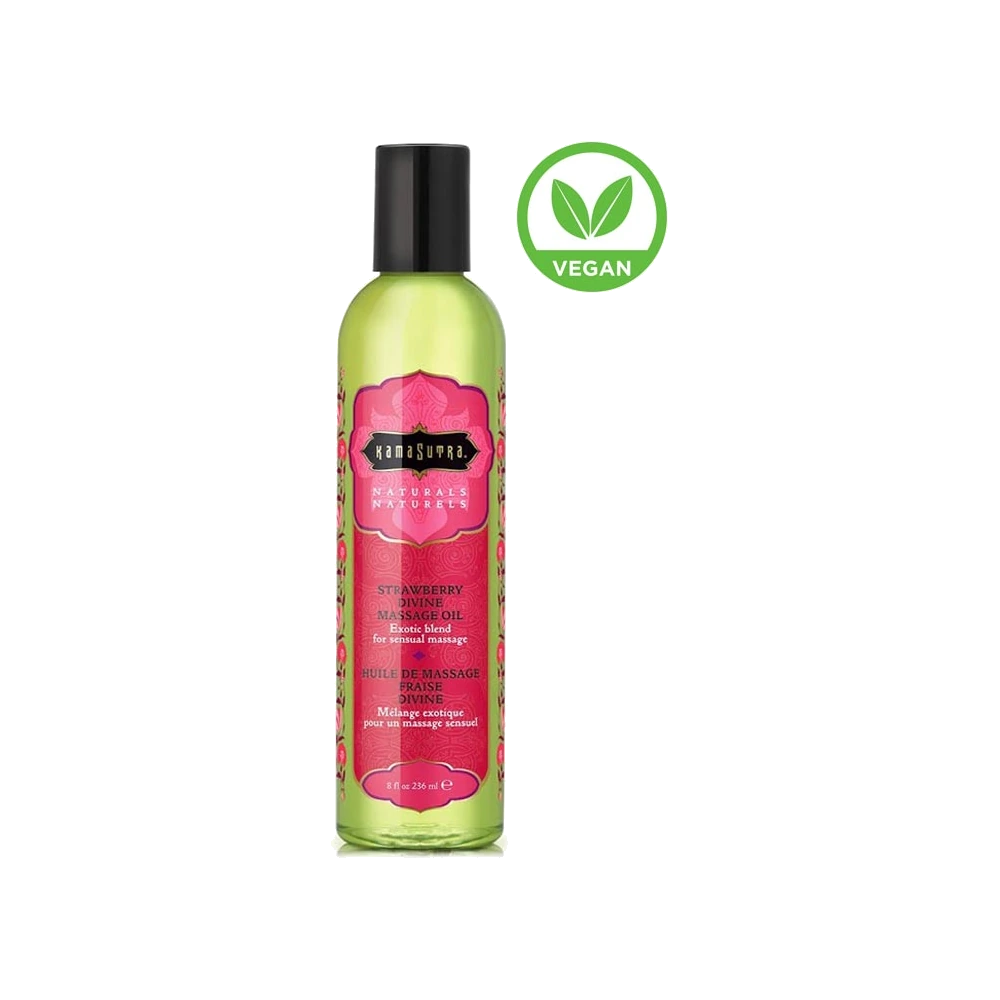 Huile de Massage Bio Fraise Divine