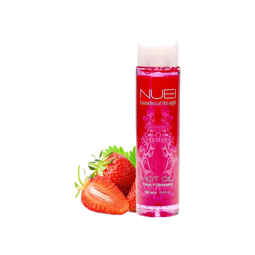Huile Intime Chauffante NUEI Hot Oil Fraise