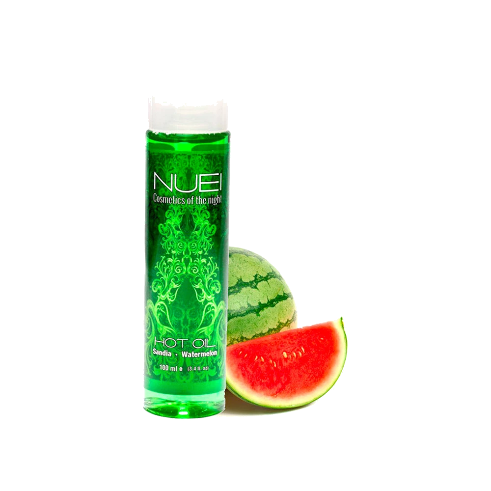 Huile Intime Chauffante NUEI Pastèque 100ml