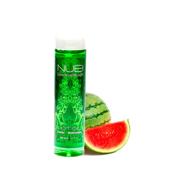 Huile Intime Chauffante NUEI Pastèque 100ml