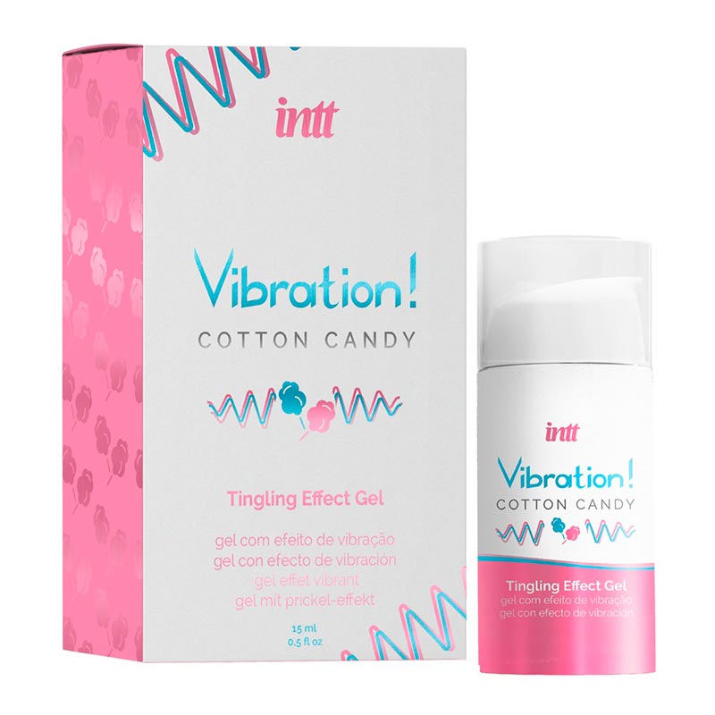 Gel Stimulant Vibration! Goût Barbe à Papa