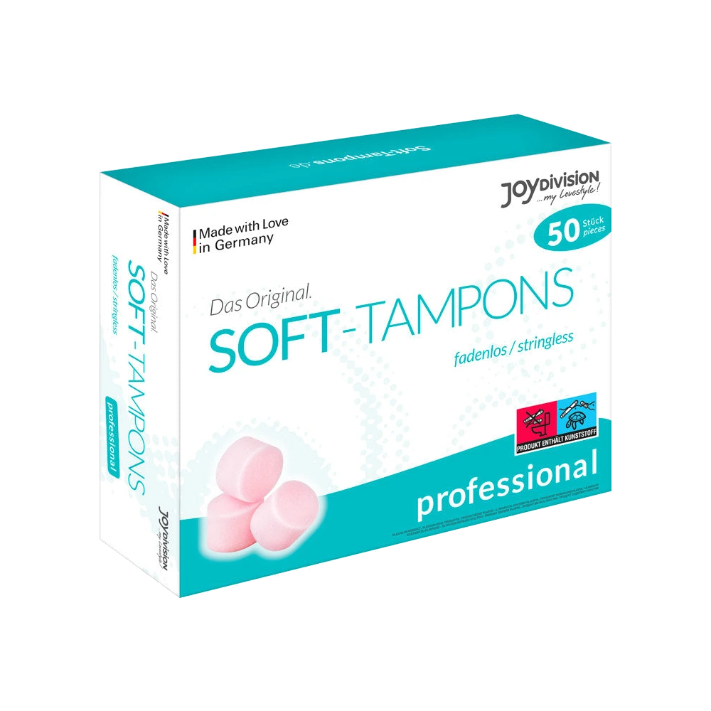 Tampons souples sans cordon (50 pièces)