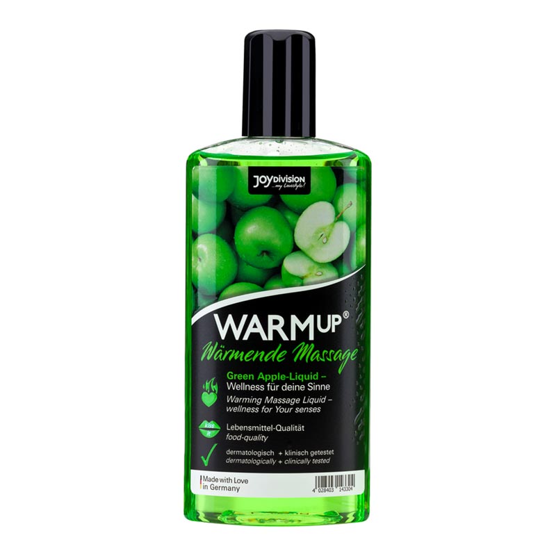 Huile de Massage Chauffante Pomme Verte