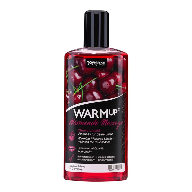 Huile de massage chauffante WARMup Cerise