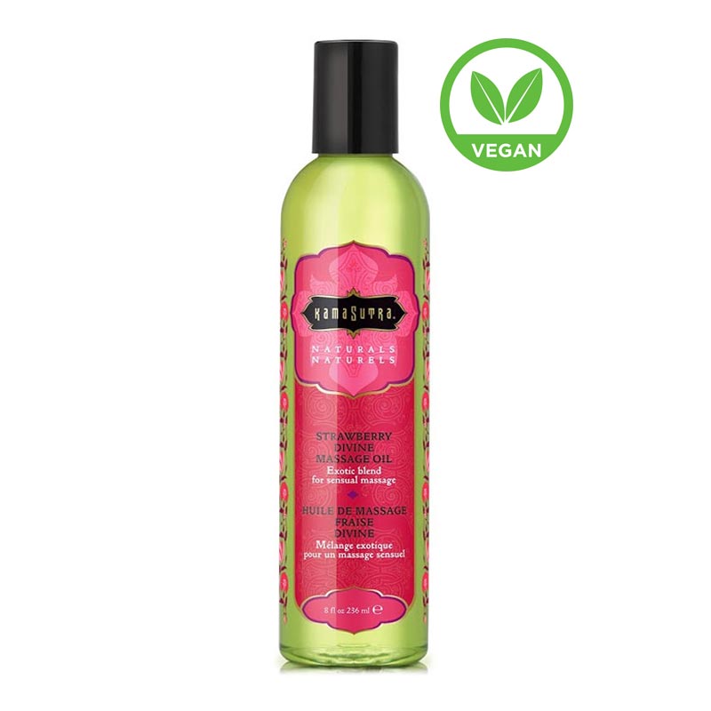 Huile de Massage Bio Fraise Divine