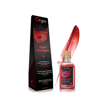 Coffret de Massage Chauffant & Plume Fraise