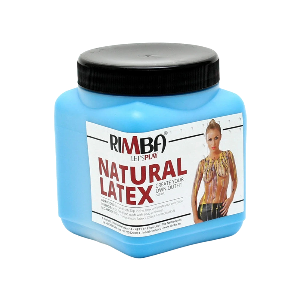 Latex liquide naturel bleu Rimba