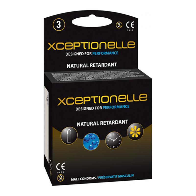 Préservatifs Retardants Technosex Xceptionelle (3x)