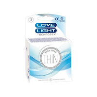 Love Light Préservatifs Ultra-Fins Technosex (3 pièces)