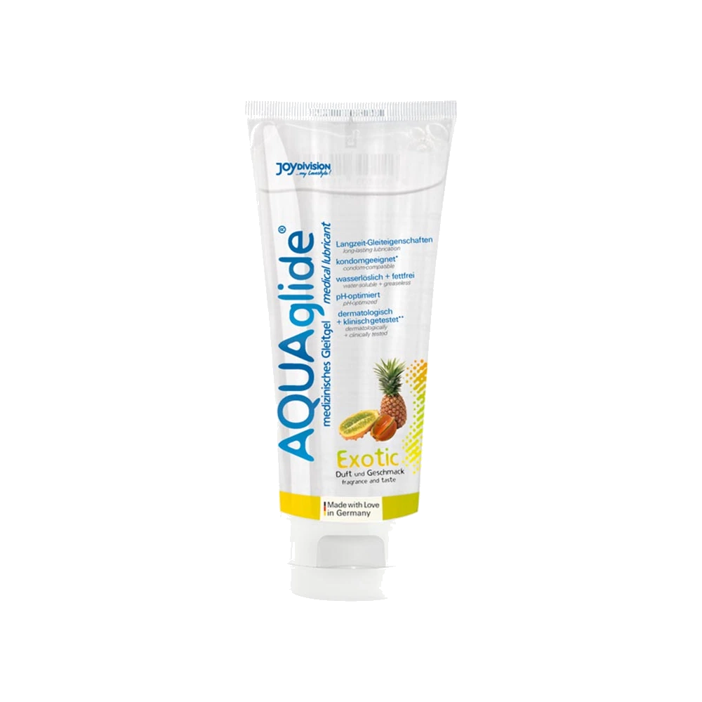 Lubrifiant AQUAglide saveur fruits exotiques 100 ml