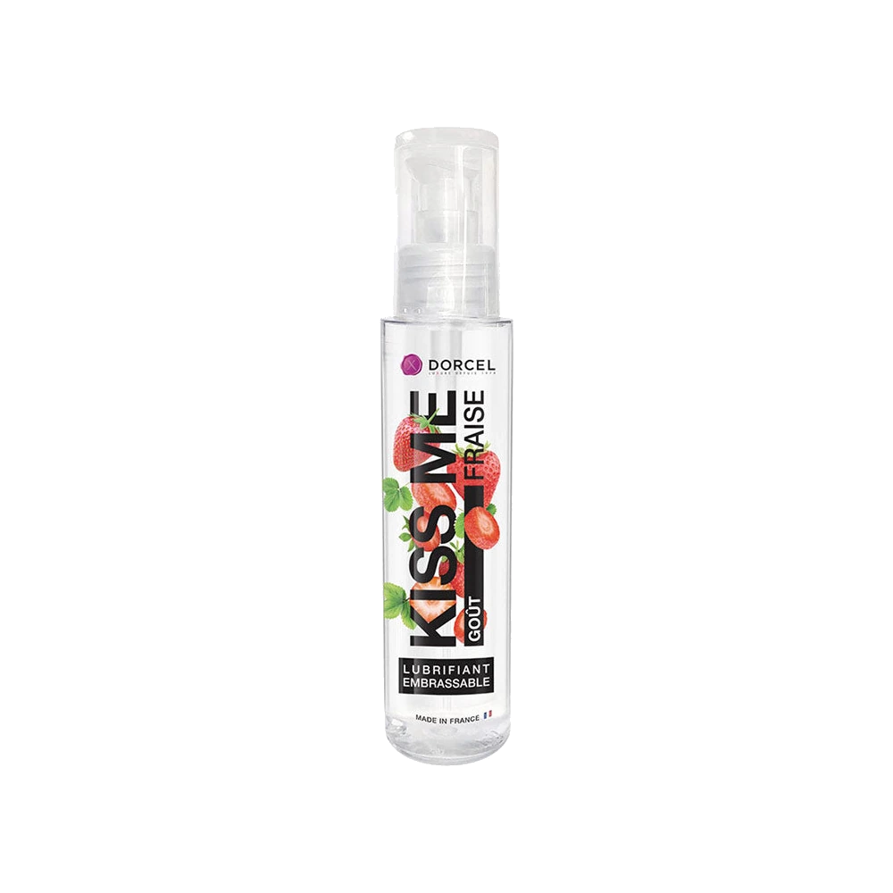Lubrifiant comestible à la fraise Kiss Me
