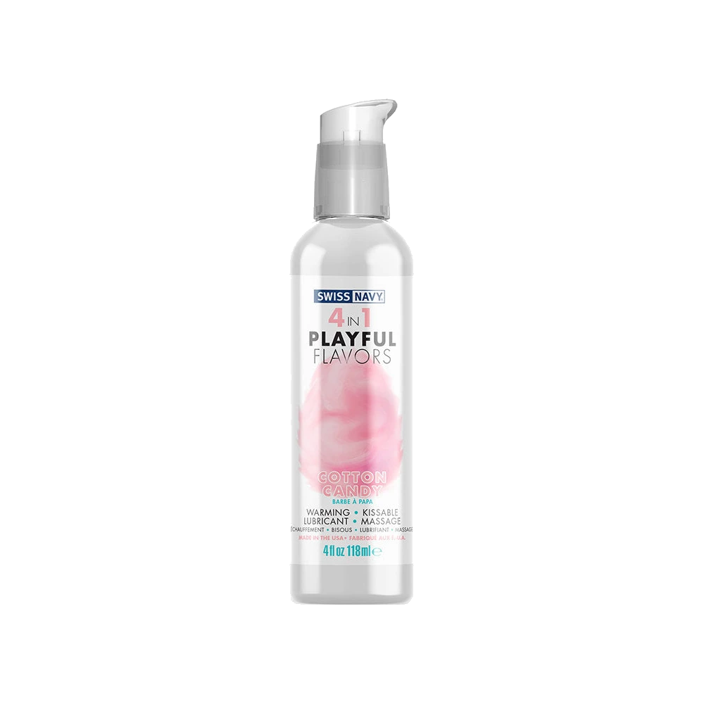 Gel de massage chauffant saveur Barbe à papa
