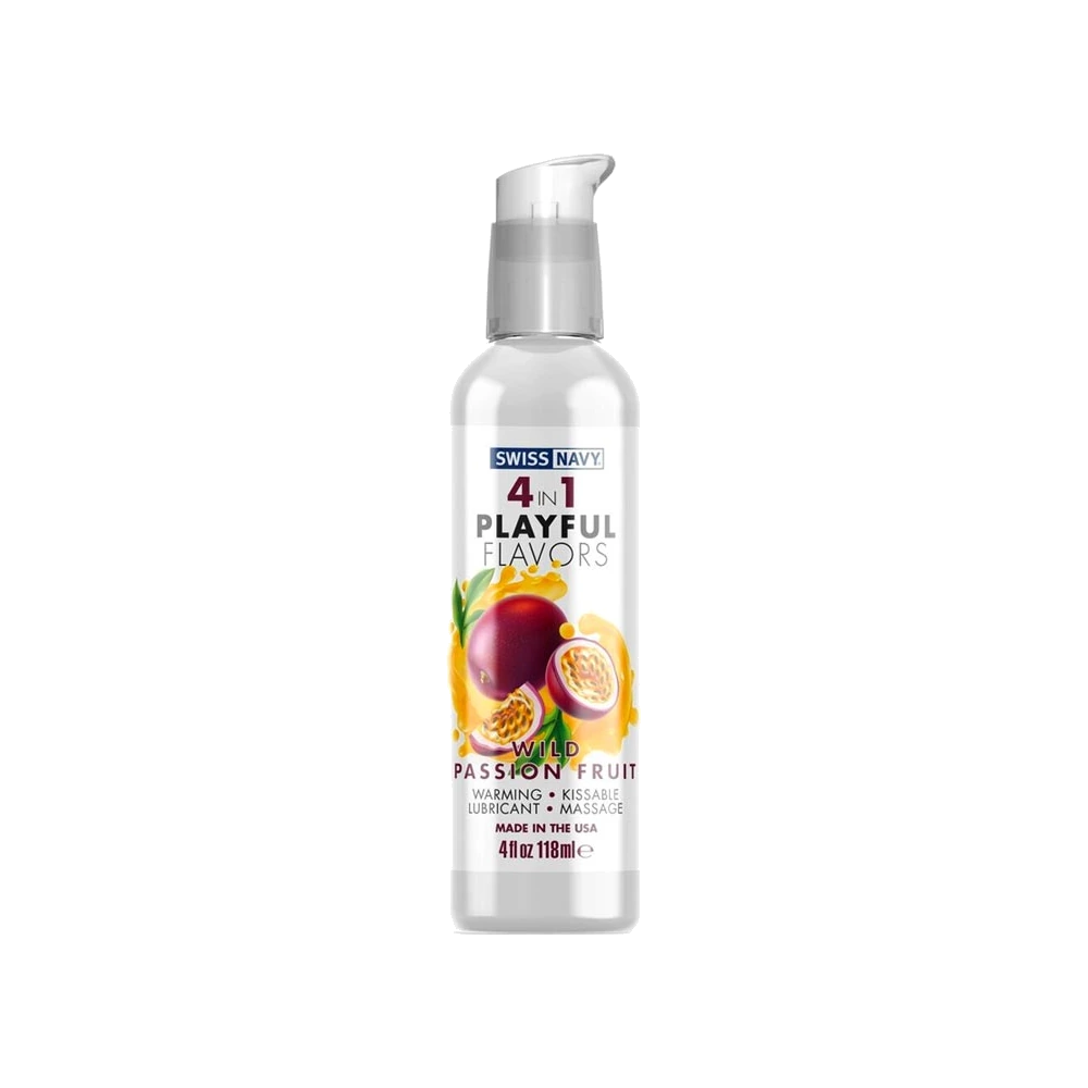 Lubrifiant 4-en-1 saveur Fruit de la Passion