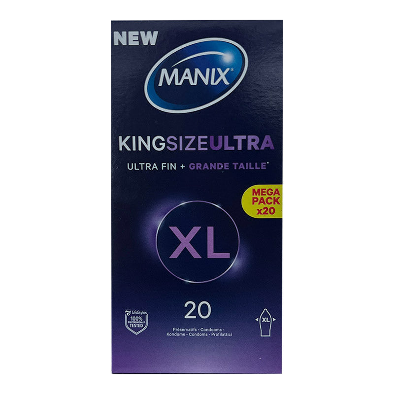 Préservatifs King Size Ultra-Fins (x20)