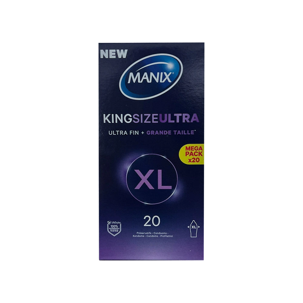 Préservatifs King Size Ultra-Fins (x20)