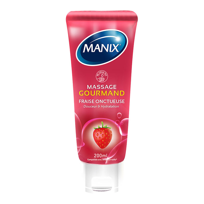 Gel de Massage Gourmand Fraise 200ml