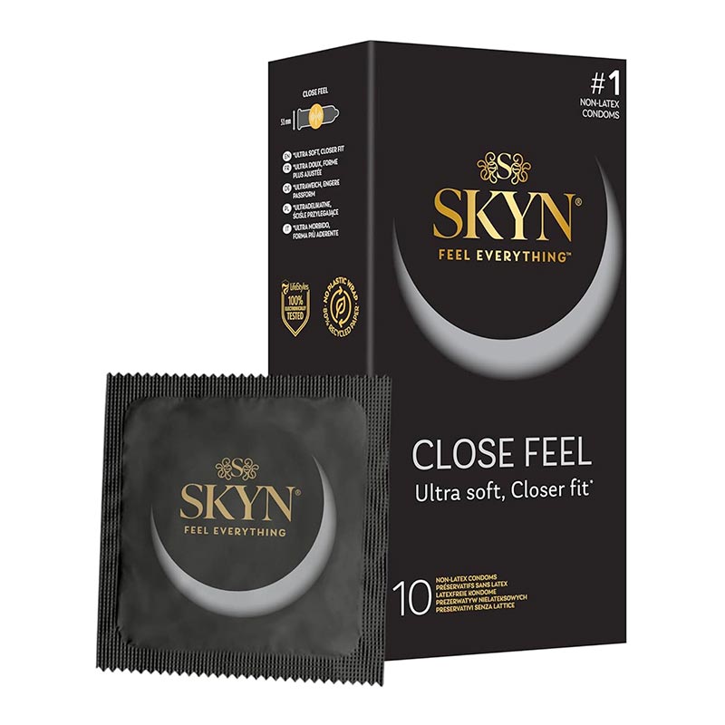 SKYN Préservatifs Close Feel sans latex (10 pièces)
