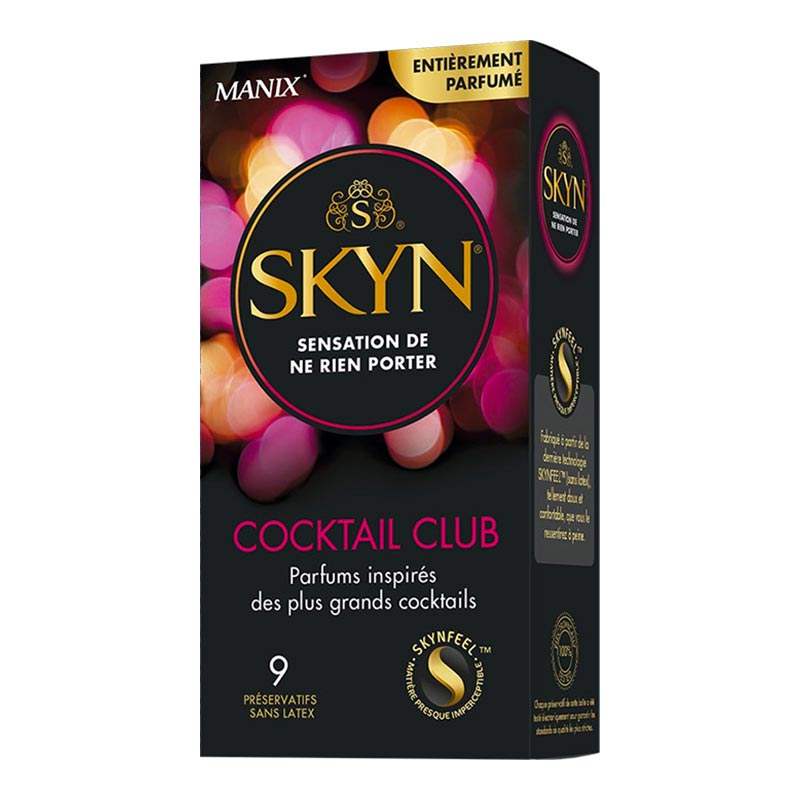 Préservatifs aromatisés Skyn Cocktail Club