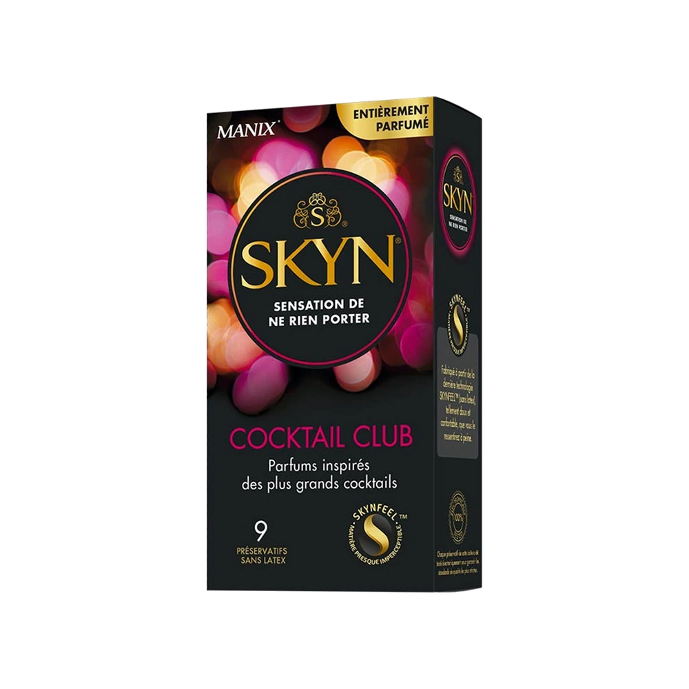 Préservatifs aromatisés Skyn Cocktail Club