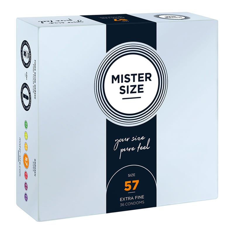 Mister Size Préservatifs sur mesure Taille 57