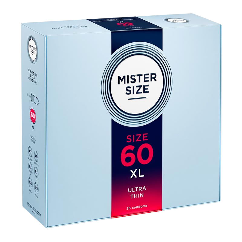 Mister Size Préservatifs sur mesure taille 60