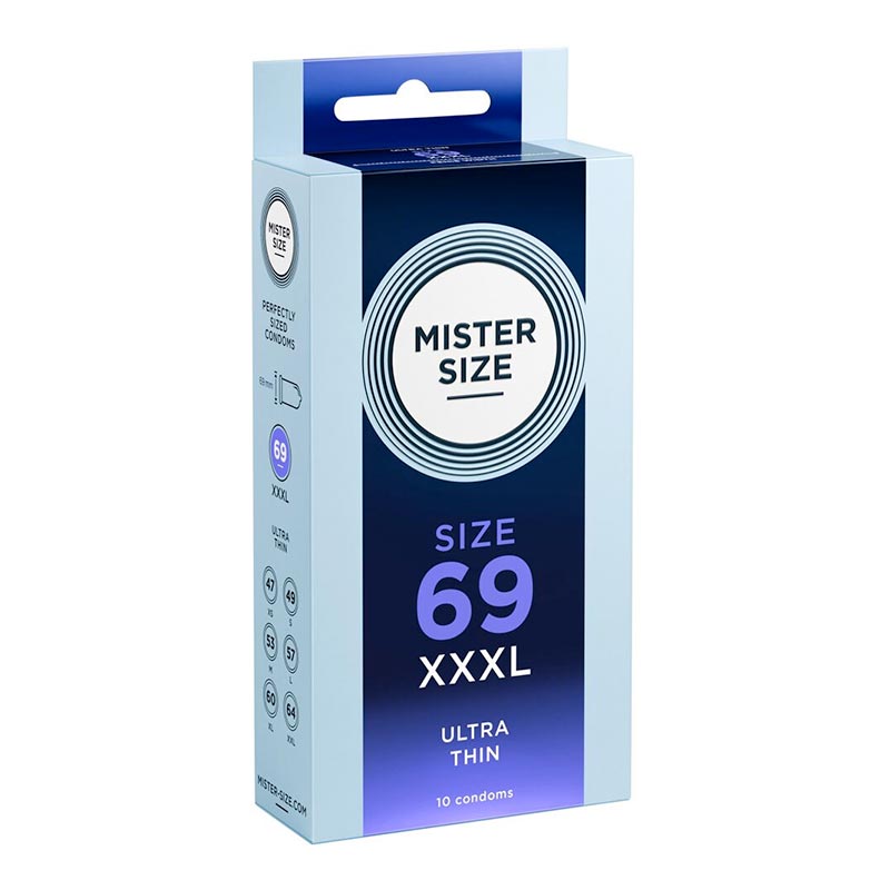 Mister Size Massgeschneiderte extra grosse Kondome 69 mm
