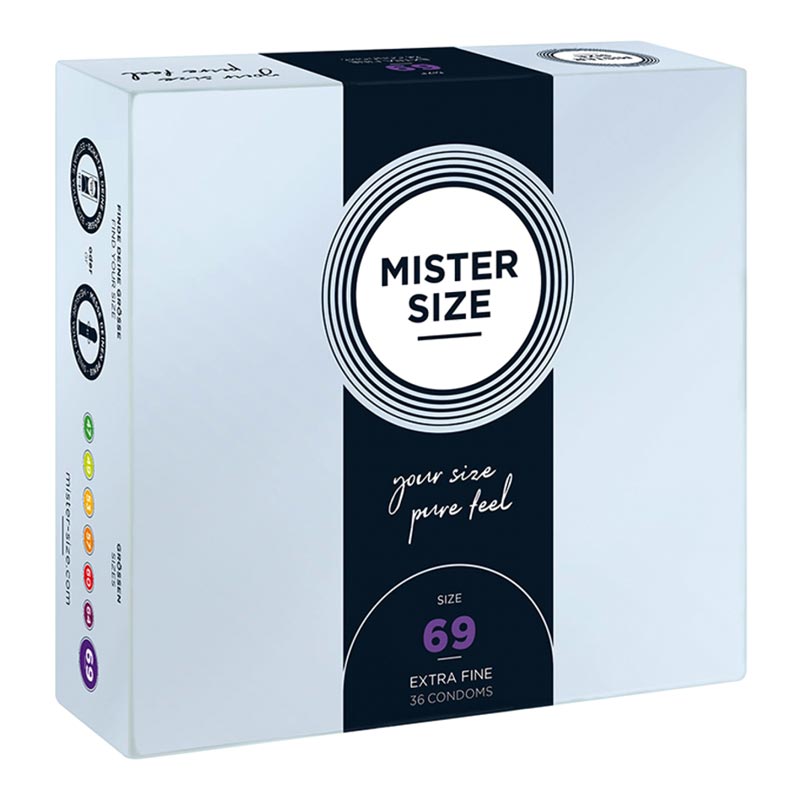 Mister Size Fitted Extra Large Condoms 69 mm