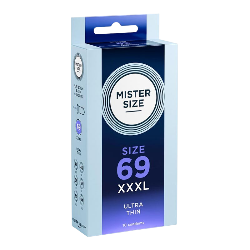 Mister Size Massgeschneiderte extra grosse Kondome 69 mm