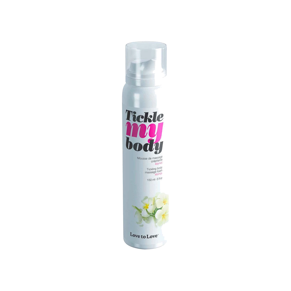 Mousse de massage crépitante au monoï