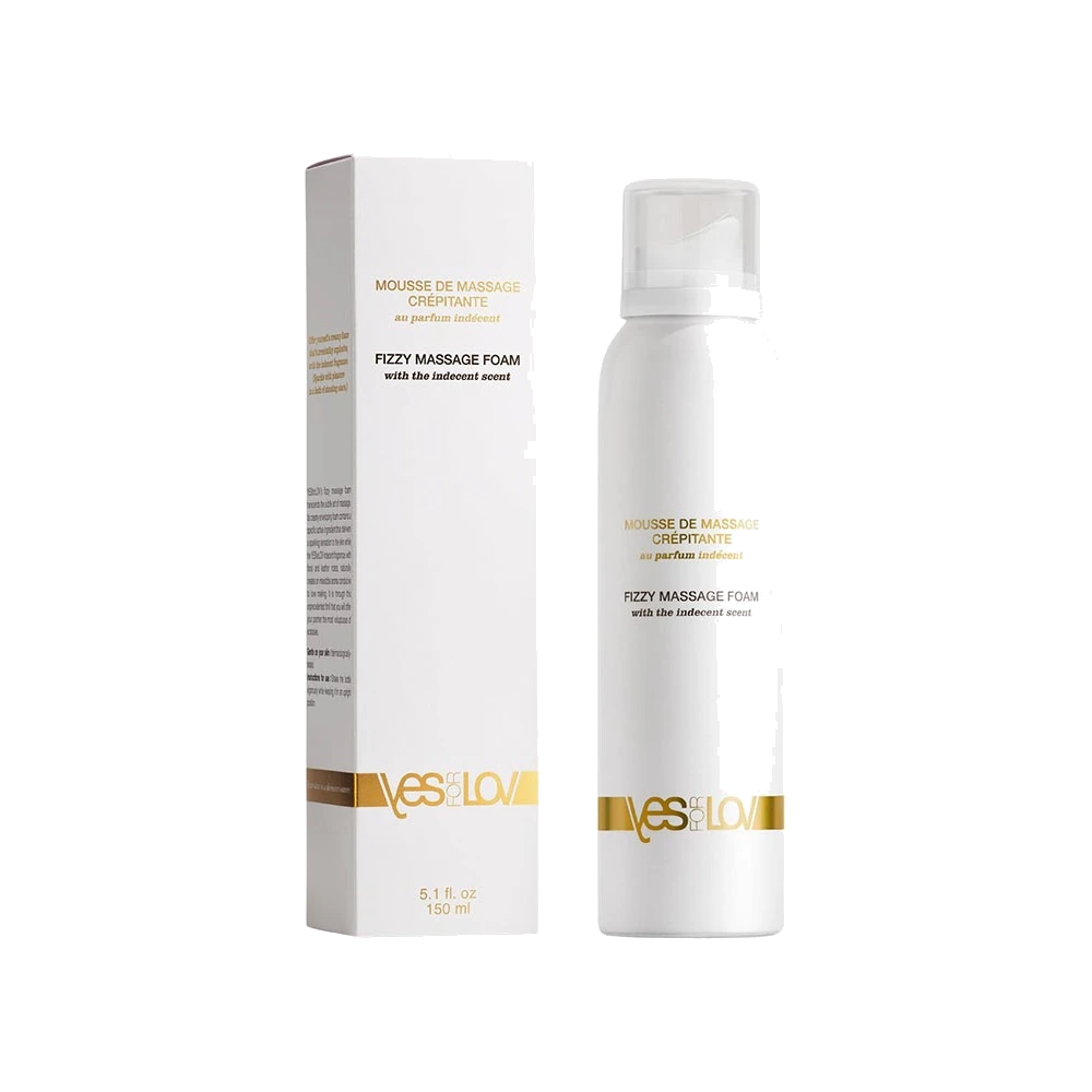 Mousse de massage crépitante parfumée